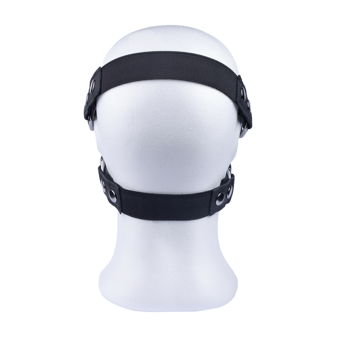 Leren Masker met Rits - Zwart - Afbeelding 3
