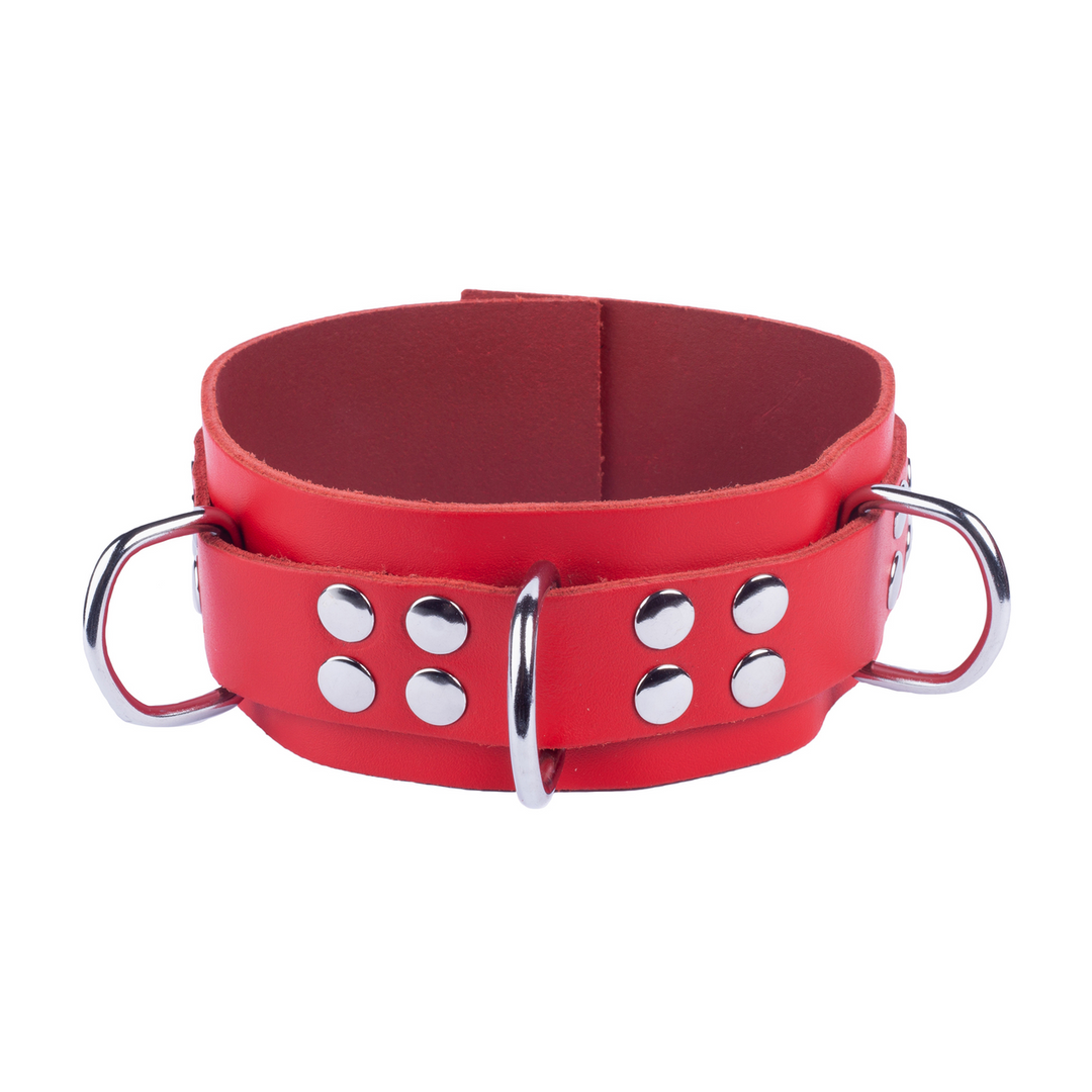 Ultra Leather Halsketting - Rood