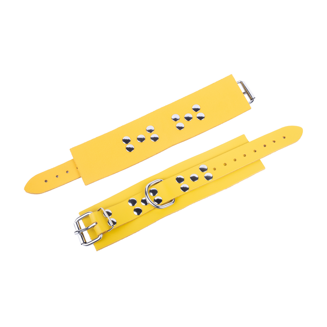 Ultra Leather Handboeien - Geel - Afbeelding 3