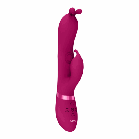 Gada - Vibrerende Bunny Ear G-Spot Rabbit met Pulse Wave Shaft