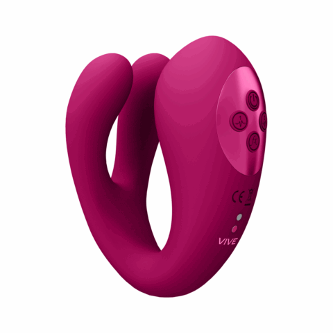Yoko - Triple Action Vibrator Dual Prongs met Clitorale Pulsatiegolf