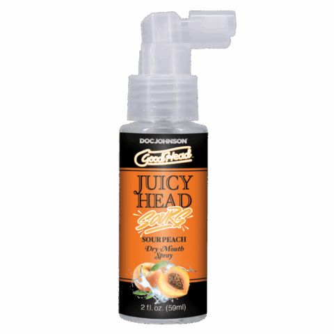 Juicy Head - Dry Mouth Spray - Sour Peach - 2 fl oz / 60 ml