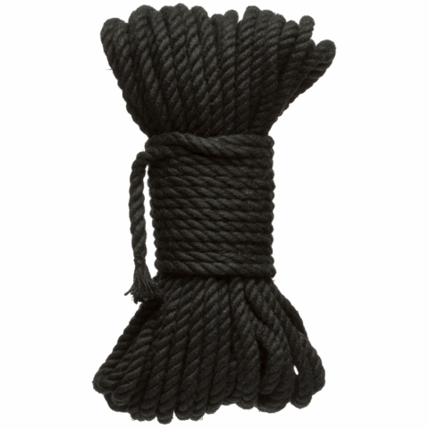 Bind en Tie - 6mm Jute Bondage Touw - 50 ft - Zwart