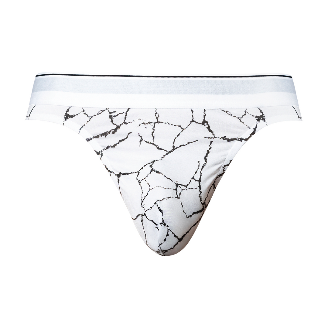 Tanga - S/M - Witte Marmer - Afbeelding 3