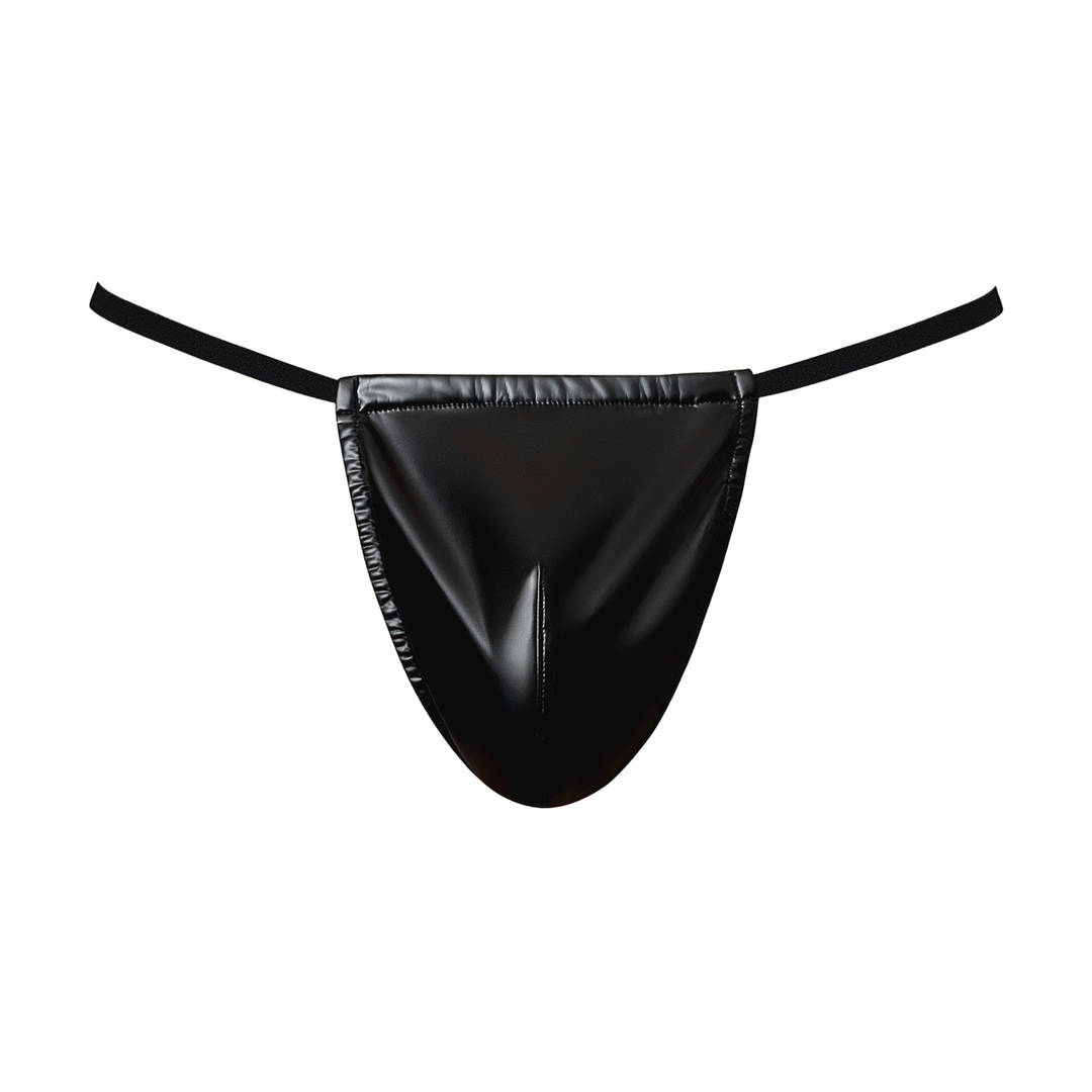 Wetlook G-String - One Size - Zwart - Afbeelding 3