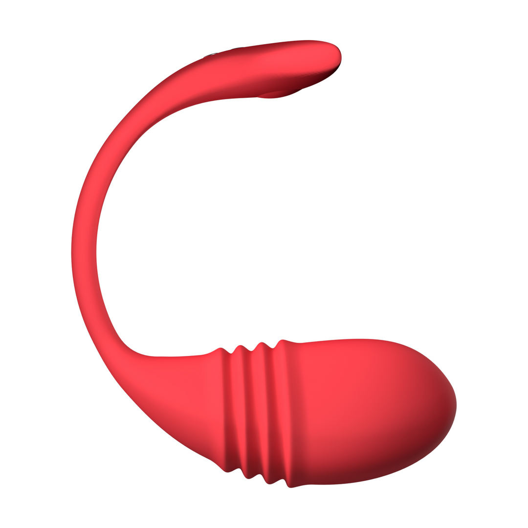 Vulse - App-gestuurde Duwende Ei Vibrator - Rood