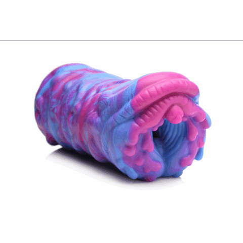 Cyclone - Silicone Alien Vagina Stroker - Paars