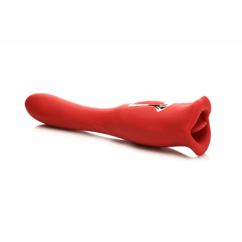 Kiss and Tell Pro - Dual-Ended Kissing Vibrator - Rood
