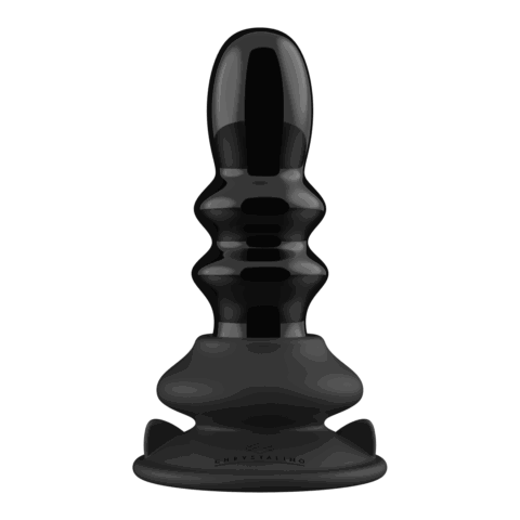 Ribbly - Glazen Ribble Vibrator met Zuignap