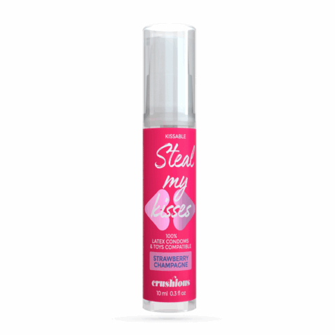 Steal My Kisses - Glijmiddel - Aardbeien Champagne Smaak - 0,3 fl oz / 10 ml