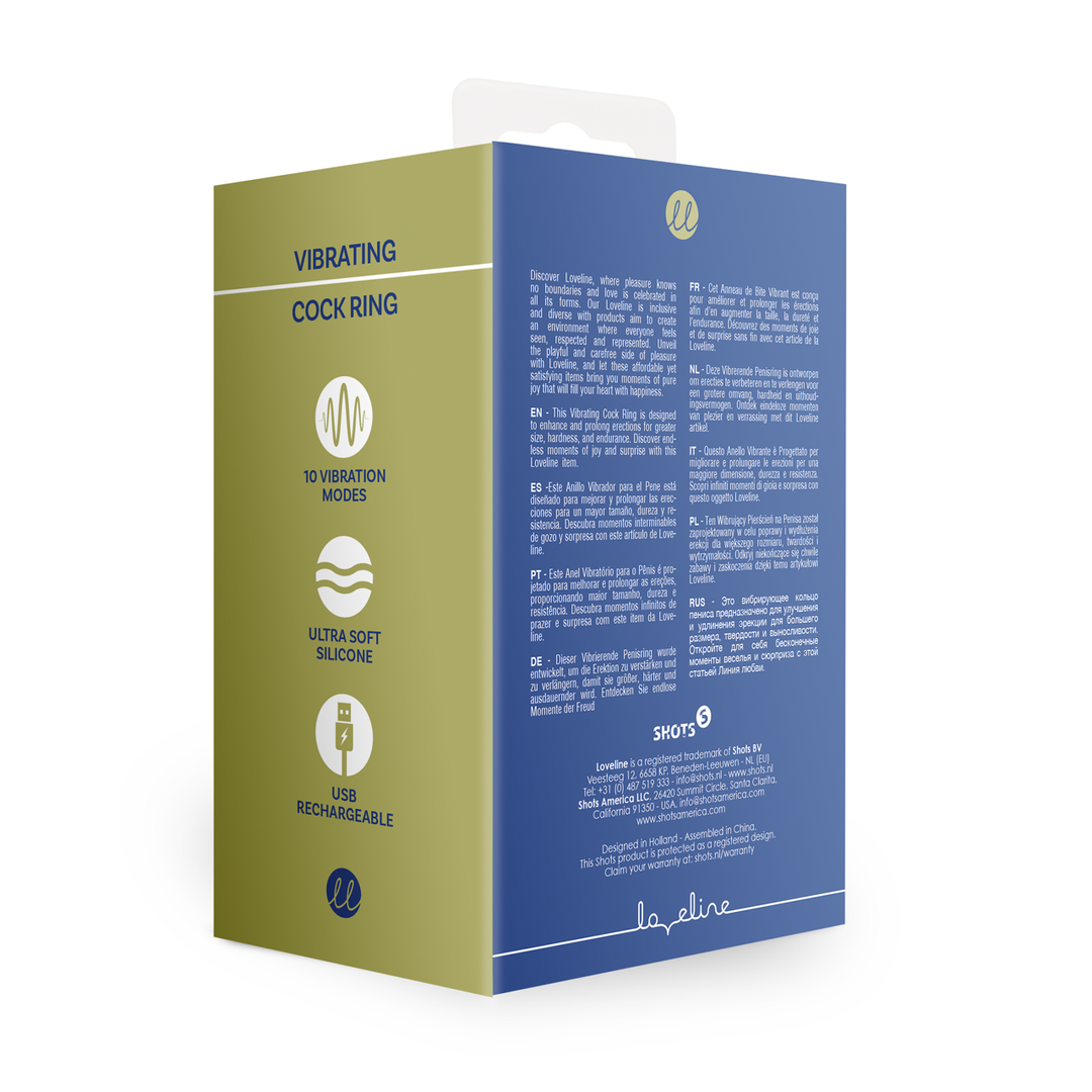 Vibrerende Cockring - Dropzwart - Afbeelding 3