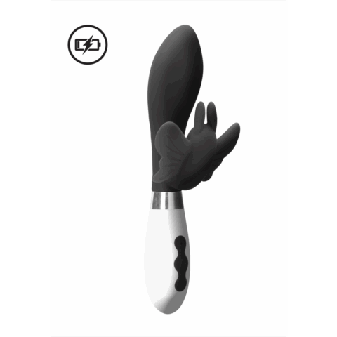 Alexios - Oplaadbare Rabbit Vibrator - Zwart