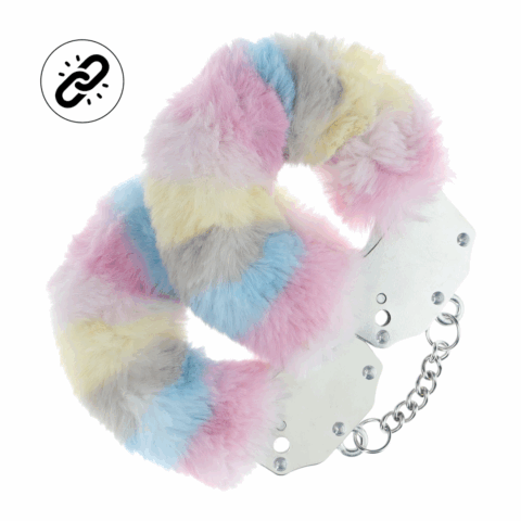 Zware Fluffy Handboeien - Multicolor 2