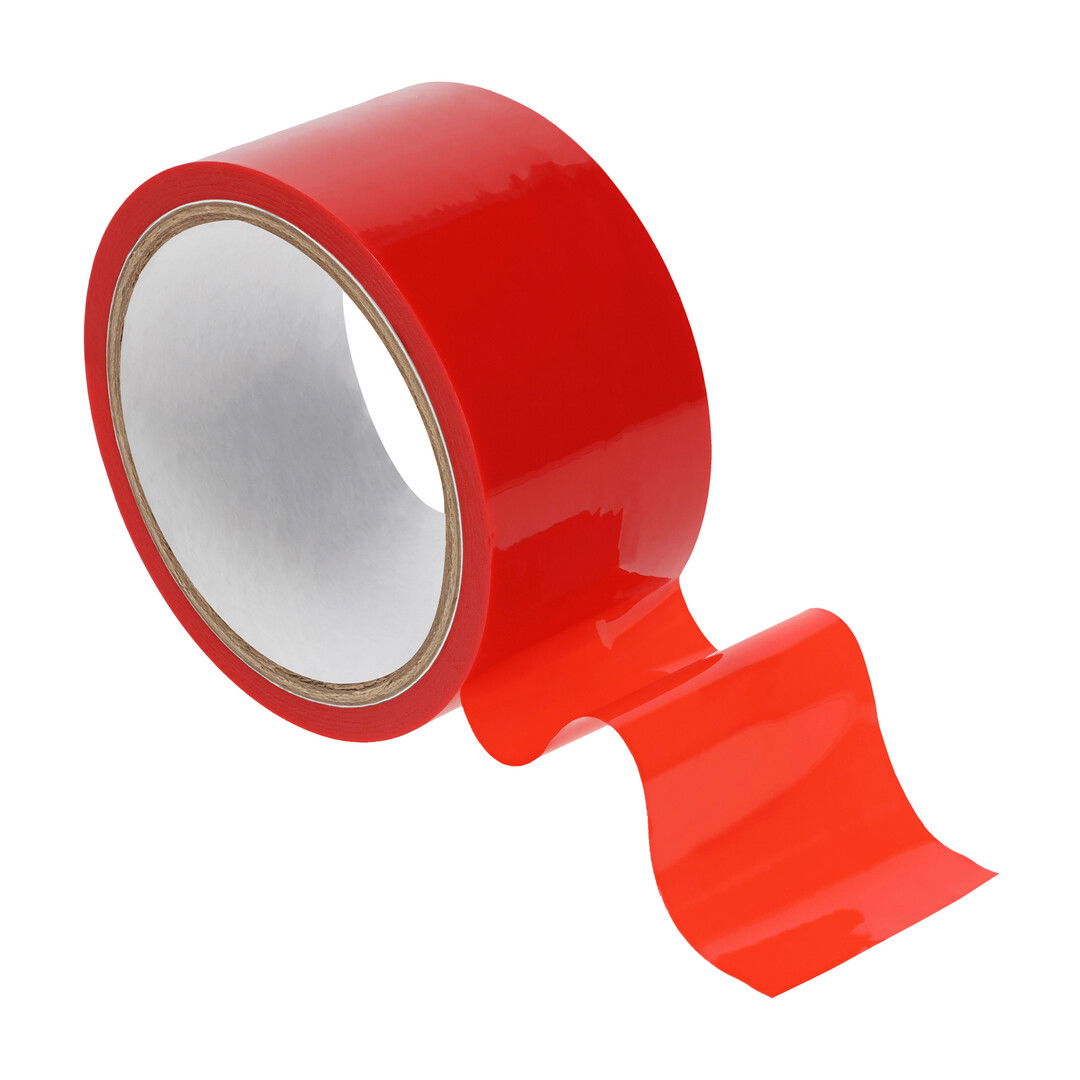 PVC Niet-Plakband - 20 m - Rood - Afbeelding 3