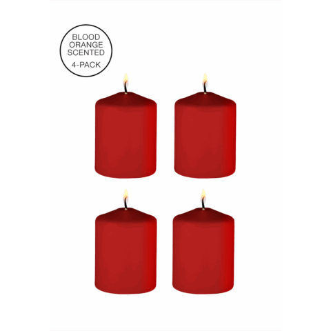Tease Candles - Sinful - 4 Stuks - Rood