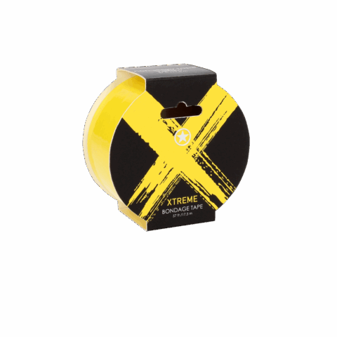 Ouch! Xtreme Bondage Tape - 57ft / 17,5 m - Geel