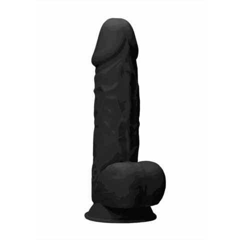 Siliconen Dildo met Ballen - 9 / 21,6 cm