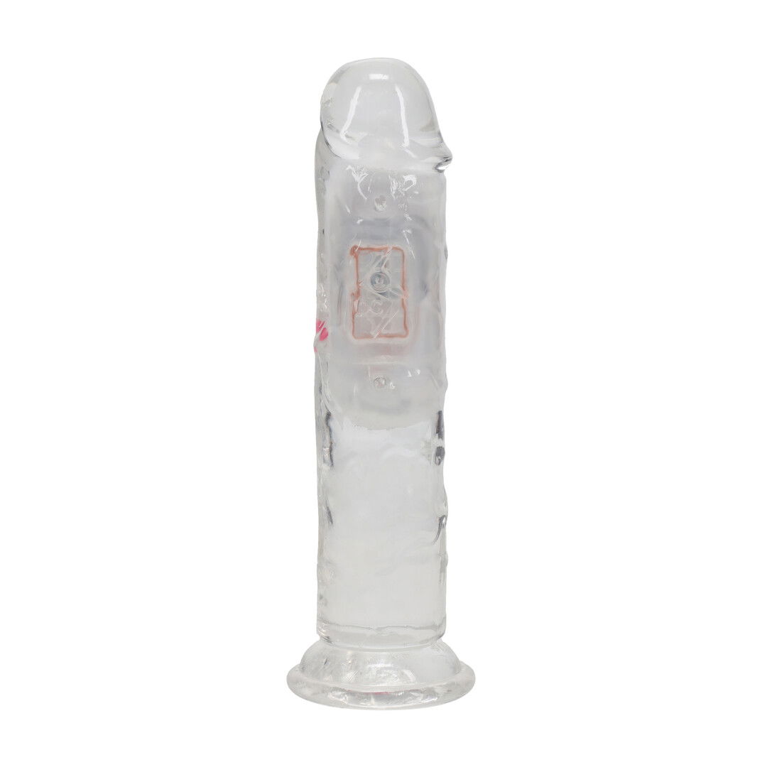 LED Vibrerende Rechte Penis - 6 / 15 cm - Transparant - Afbeelding 3