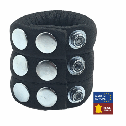 Verstelbare Leren Ballstretcher 190 gr - Zwart