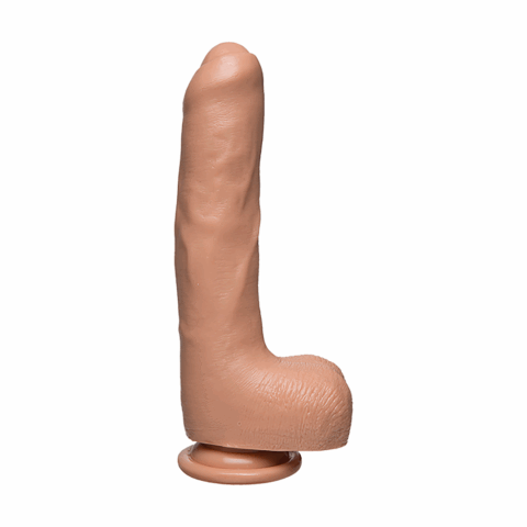 Uncut D - Realistic FIRMSKYN Dildo met ballen - 9 / 22 cm
