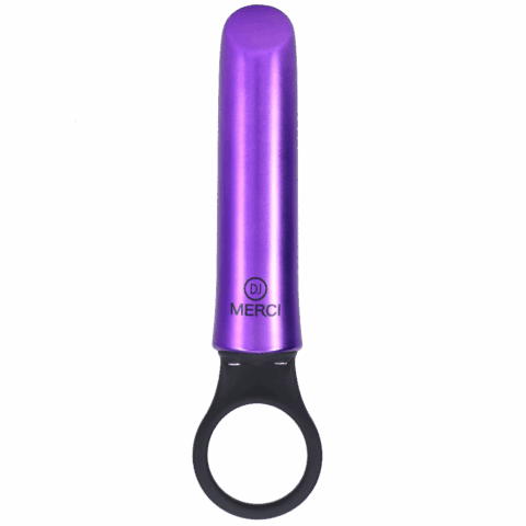 Power Play met Siliconen Grip Ring - Violet