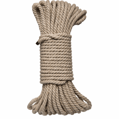 Bind en Tie - 6mm Jute Bondage Touw - 50 ft - Natuurlijk