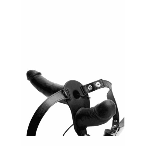 Supreme Pleasure - Vibrerende Dubbele Dildo met Harness