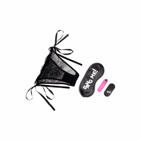 Power Panty - Kantpanty, Bullet Vibrator en Blinddoek