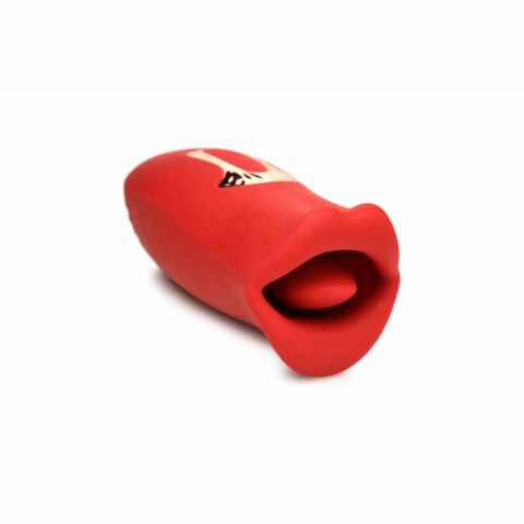 Kiss and Tell - Silicone Kissing en Vibrerende Clitorisstimulator - Rood