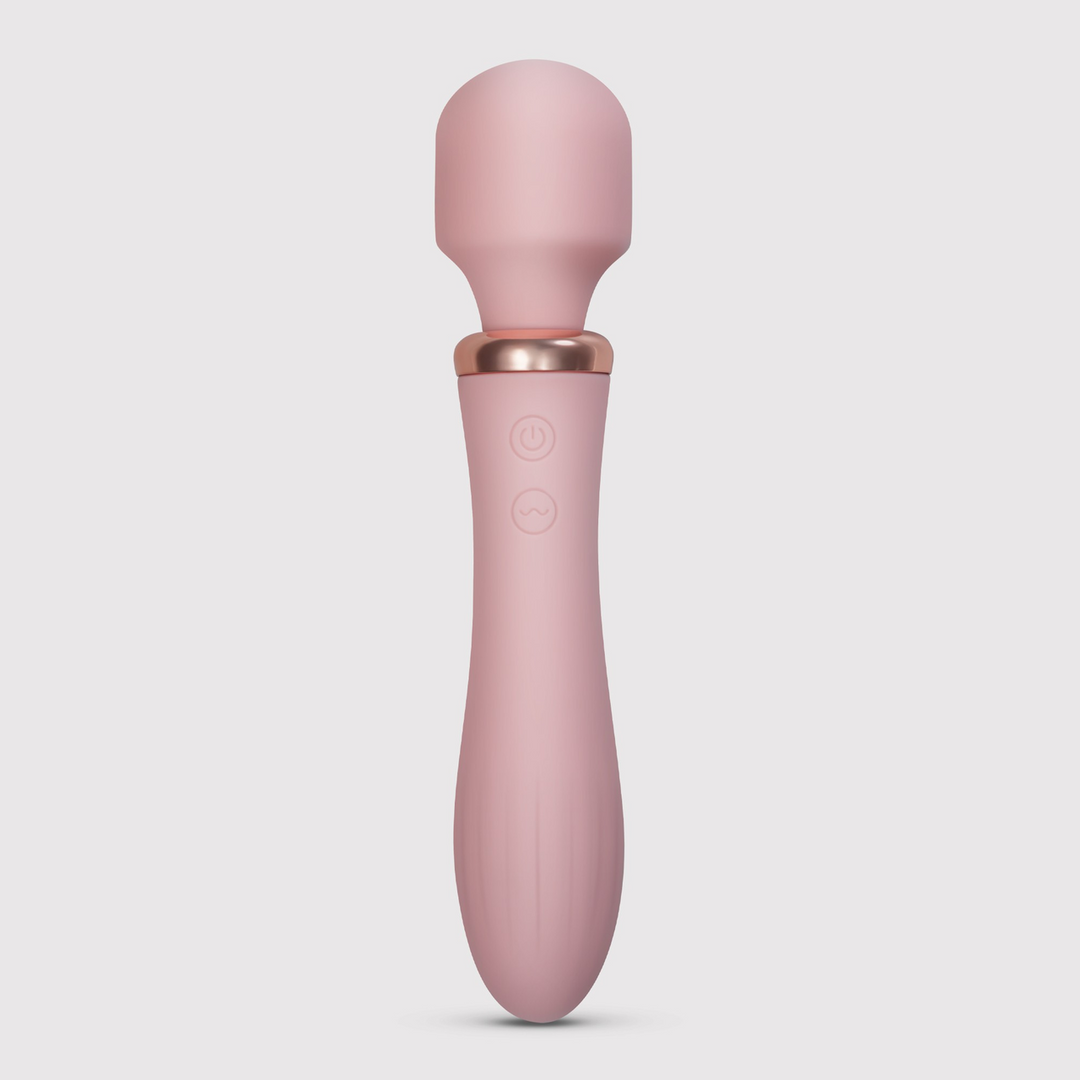 Jinx - Dual Wand Massager met Verwarmingsmodus - Rosé Wijn