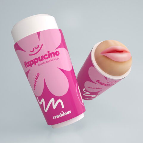 Fappucino Sweet Kiss - Mondmasturbeerkop - Roze