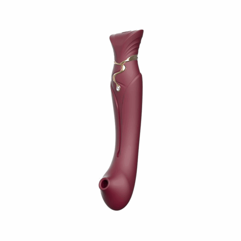 Queen - G-Spot Vibrator en Air Pulse Stimulator