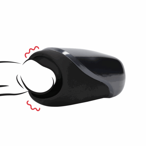 Vibrerende Masturbator Sleeve - Licoorzwart