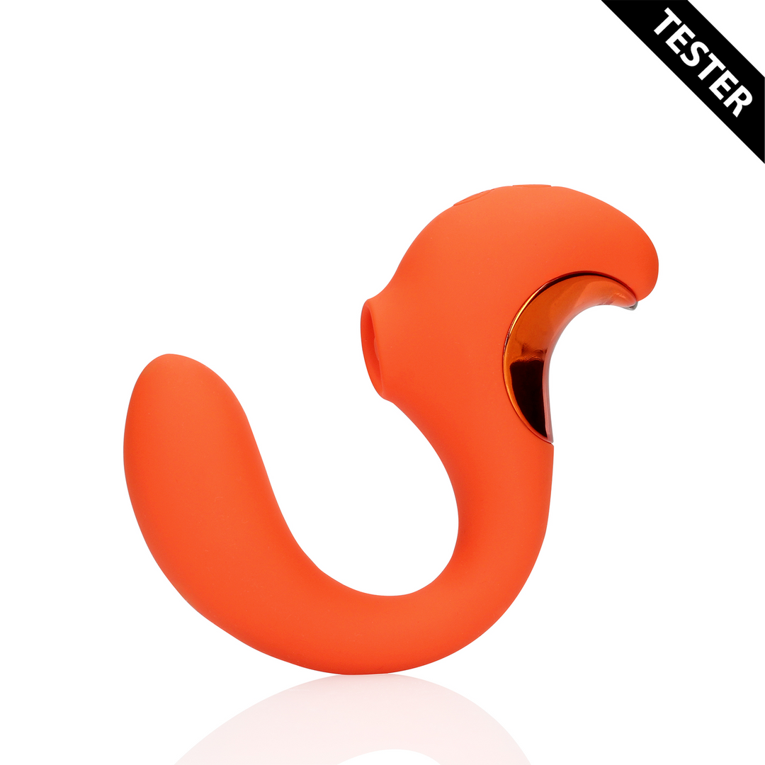 G-Spot Vibrator met Clitorale Pulse Wave - Untamed Orange - Tester - Afbeelding 3