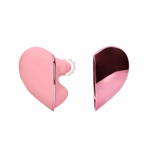 Tapping Heart Vibrator - Roze Arabesque