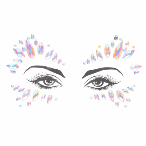 Lichaamsjuwelen Stickers - Gezicht