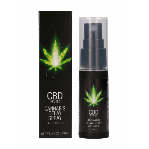 CBD Cannabis Vertraging Spray - 0,5 fl oz / 15 ml