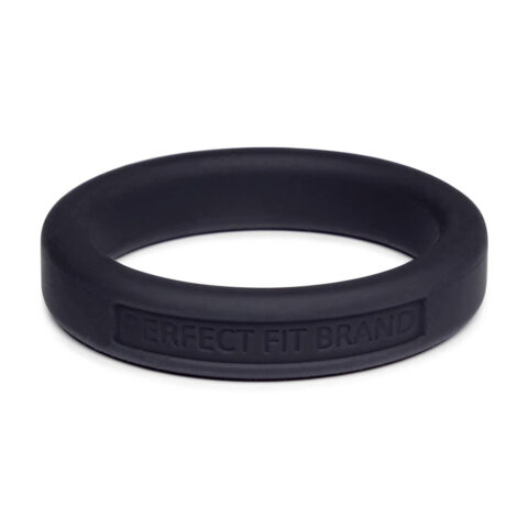 Silicone Hefty Ring Classic - Cockring - 1,75 / 4,4 cm - Zwart