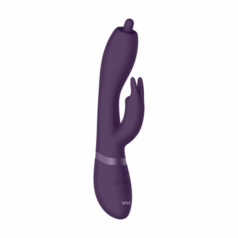 Nilo - Pinpoint Draaibare G-spot Rabbit - Paars