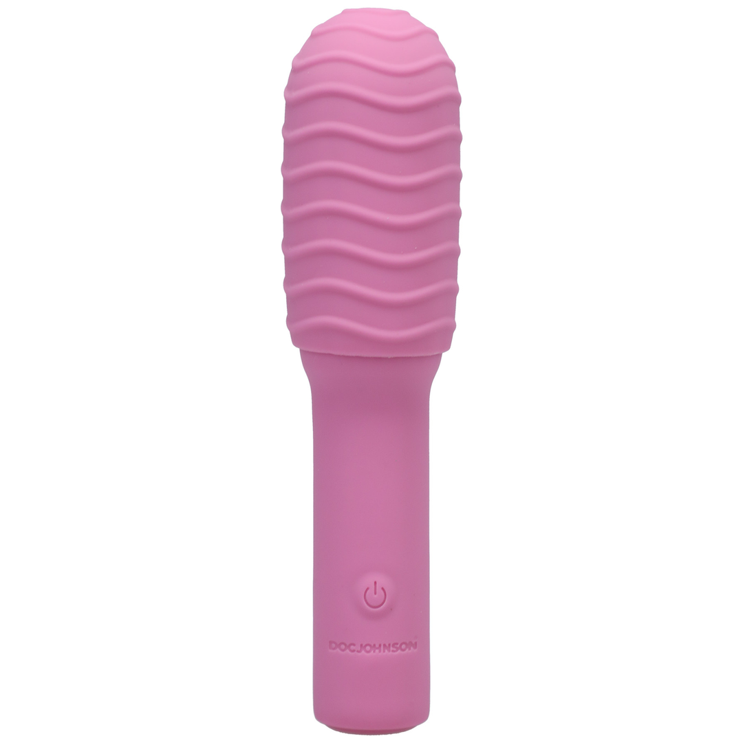 Elite - Mini Vibrator met Verwisselbare Bevestiging - 4 / 10 cm