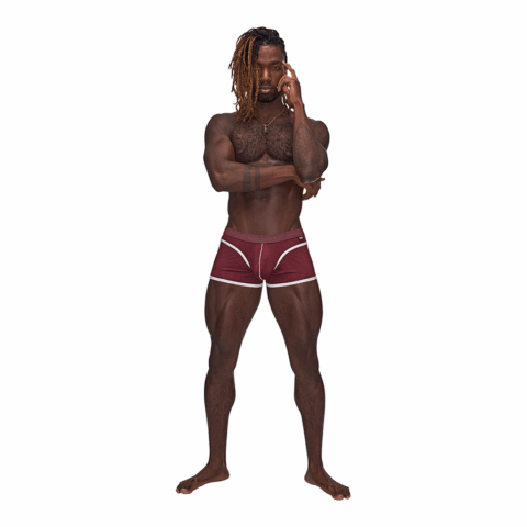 Mini Short - L - Burgundy
