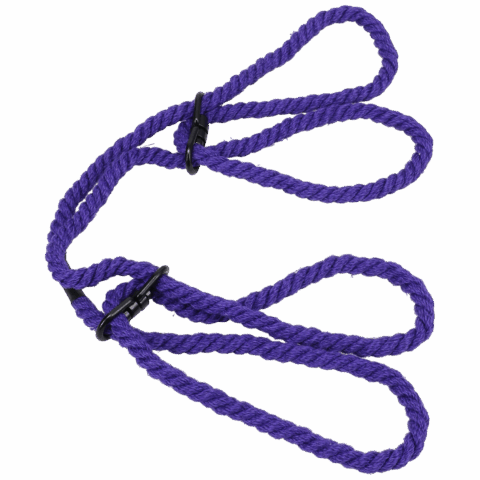 Beperk - 6mm Hennep Pols- of Enkelboeien - Paars