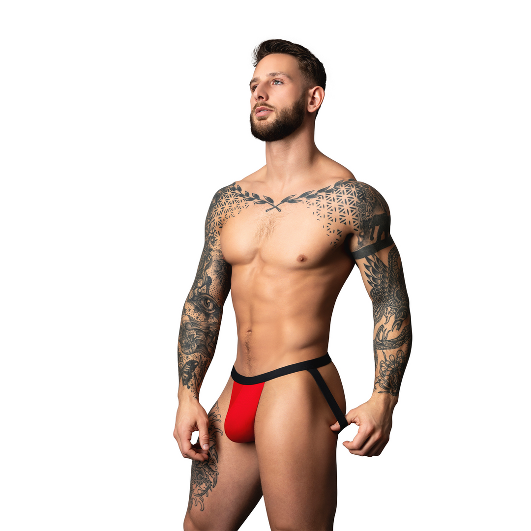 Jock - L/XL - Rood/Zwart