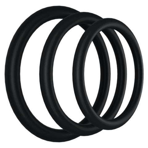 Tri-Pack Rubber Gasket - Cockring Set