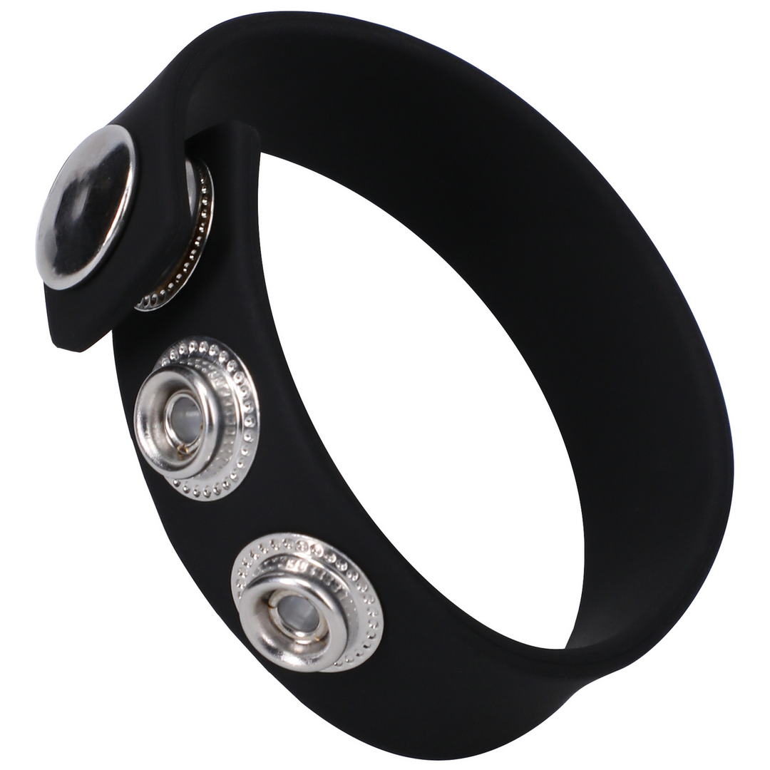 De Silicone 3 Snap - Cockring - Afbeelding 3