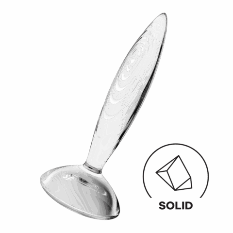 Sprankelend Kristal - Glazen Dildo - Transparant