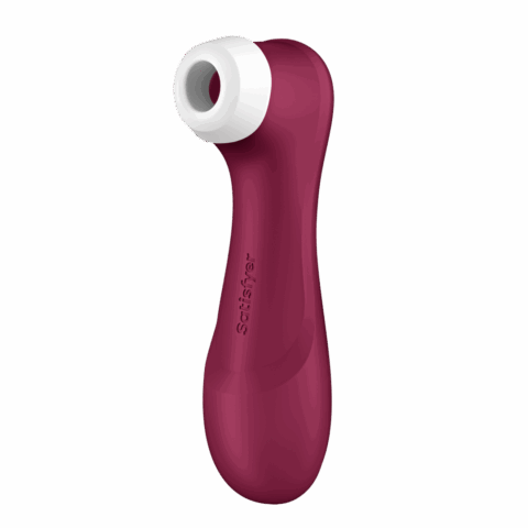 Pro 2 Generatie 3 - Double Air Pulse Vibrator - Liquid Air en Connect App - Wijnrood