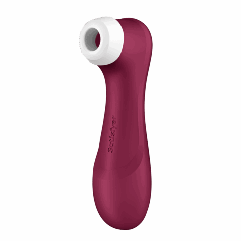 Pro 2 Generatie 3 - Double Air Pulse Vibrator - Liquid Air - Wijnrood