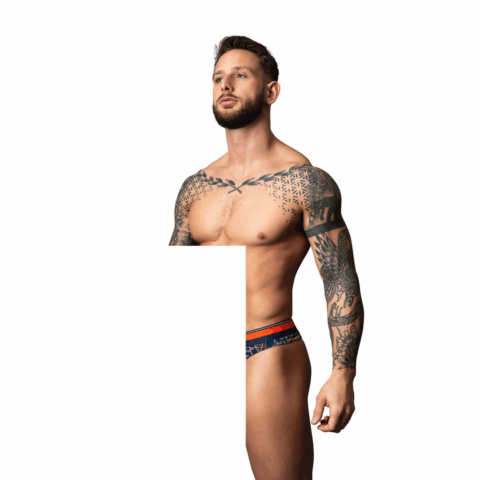Tanga - L/XL - Marine Marmer