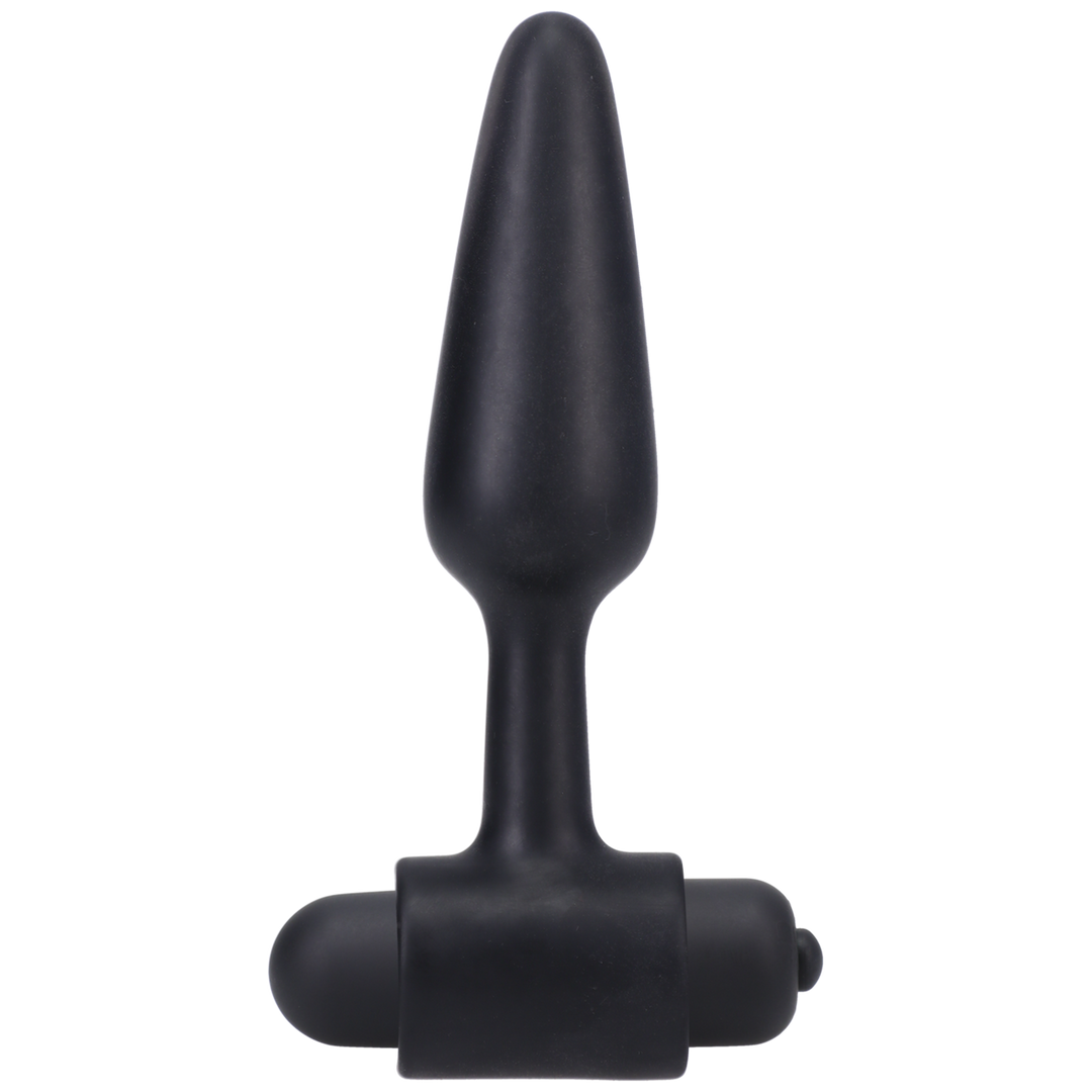 Vibrerende Butt Plug - 4 / 10 cm - Zwart